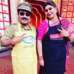 Vichithra Instagram - #today pairing with #gpmuthu . Sincere and hardworking comali of this season. Cute and innocent personality. Don't miss our alapparaigal cooking today. 😅🤣😂 #cwc #cwc4 #disneyplushotstar #starvijay #vijaytelevision