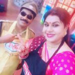 Vichithra Instagram - #today pairing with #gpmuthu . Sincere and hardworking comali of this season. Cute and innocent personality. Don't miss our alapparaigal cooking today. 😅🤣😂 #cwc #cwc4 #disneyplushotstar #starvijay #vijaytelevision