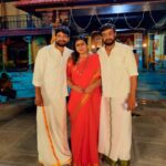 Vichithra Instagram - Both are Loving, caring, protective🤗😍🤗😍 #mystrenghth #mysons #shootingspot #myteam #myfamilymyteam #adorable #geethagovindam #blessed