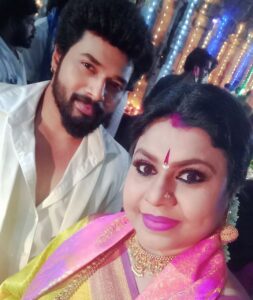 Vichithra Instagram - Good luck 👍👍👍 karthi ...on  your come back in  #karthigaideepam #hero #mainlead #zeetamil after #sembaruthiserial . 
#favouritehero  #heartthrob
#tamilserial #zeetamilserial  #newproject
#handsome #celebrity  #actor #performer