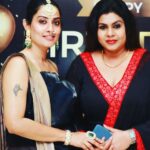 Vichithra Instagram - She is 50 but still growing younger and prettier... @brindamurali72 🥰😍🤩❤❤❤ Meeting friends after a long time #birthdaybash #funtime #metime #party #actress #picofinstagram #black #friendsforever #page3magazine #tamilactresses #dress #lace #time