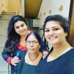 Vichithra Instagram - She is 50 but still growing younger and prettier... @brindamurali72 🥰😍🤩❤❤❤ Meeting friends after a long time #birthdaybash #funtime #metime #party #actress #picofinstagram #black #friendsforever #page3magazine #tamilactresses #dress #lace #time