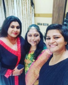 Vichithra Instagram - She is 50 but still growing younger and prettier... @brindamurali72 🥰😍🤩❤❤❤
Meeting friends after a long time 
#birthdaybash #funtime #metime #party

#actress  #picofinstagram #black 
#friendsforever #page3magazine #tamilactresses 
#dress  #lace  #time