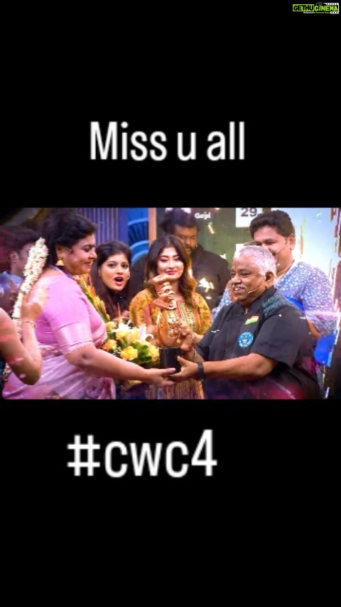Vichithra Instagram - Seven months of #cwc4 completed. We had to leave the set with heavy heart. I wish and pray good luck for all my team members . Hope to meet all of you soon. #thankyou. @vijaytvpugazh @sunitagogoi_offl @monisha.blessy @kuraishi_the_entertainer @thangadurai_actor @gpmuthu @rakshan_vj @iammanimegalai for making me comfortable on set and bringing smile on me every second . ❤️❤️❤️❤️❤️❤️❤️❤️❤️❤️❤️❤️❤️❤️❤️❤️❤️❤️❤️❤️❤️ Thank u @sherinshringar @vj.vishal.official @kishorerajkumar @actorkaalaiyan @rajayyappamv for cheering me on d day of finale. #instareels #reelsforu #winner #cwc #vijaytelevision #mediamasons #team #family