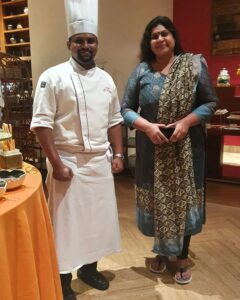 Vichithra Instagram - Reason for winning #tickettofinale and winning #top3 in #cwc4 as was because  of

@chef_maduraikaran_senthil  #chef
@gabriel.rajan.3#pastrychef #parkhyatt

I am so grateful to both of them for devoting time for me in spite of busy schedules.
A special thanks to ...
executive chefbalaji  #parkhyatt
For expert advices and supervision throughout my #cwc4 journey

Thankyou @chef_maduraikaran_senthil

For  #milletsrisotto #vallaraitortillini 
#chickeninpeanutbuttersauce  #chickenroulade with #redwineandgrapesauce #seeragasambabiriyani #lasagna
And my finale dish #asianseafoodplatterwiththaisauce and even more . 

@chef  @gabriel.rajan.31 

Your #orangechantilly  made a remarkable difference  in my competition  and made 
People turn around me and looked at me as a tough competitor. 

#churros for the #kidsround  #hazelnutcheeseckewithphyllocrispsand lot more desserts I learnt .

What was amazing is that they both believed in organic cooking . 
They never suggested me to pick a recipe  in which any chemical infused  for the sake of winning a competition .

Their advice for me to  follow my heart and enjoy cooking.
Which I followed  finally  I am a winner 🏆 yet #top3 #feelingproud. Thank you sooooo much  to 
@chef_maduraikaran_senthil
@gabriel.rajan.31 and @teamhyatt

#cwc4. @mediamasons  @chef_damu
@chefvenkateshbhat 
#contestants 
#chef
#parkhyatt #velachery
#competition