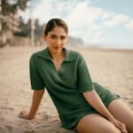 Vidhi Pandya Instagram - Time takes us where we need to be. ☀️ 📸 @bharat_rawail Mua @make_me_up_by_jiyaa_jain Hair - @hairbymonicaajain__