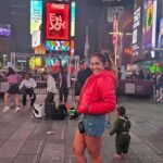 Vidhya Mohan Instagram – Good times @ times square #newyork #usa🇺🇸 #timessquarenyc #reels #reelsinstagram
