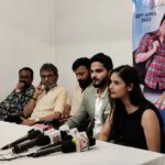 Vimmy Bhatt Instagram - Thankyou media ❤️ #pressconference #press #movie #aashamovie #upcomingfilm #films #cinemas #22nd #april #theaters #media #vimmybhatt Ahmedabad Management Association