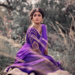 Vinusha Devi Instagram - I purple you 💜 Ft @vinusha_devi shot by @haran_official_ @indu_ig @jiyamakeupartistry @yaradesigners @ramya_deva_9 @fineshinejewels . . . #stylewithig #vinushadevi #bb7 #vijaytelevision #fashionphotography #vinushadevi_karupazhagi #photoshoot #lehengasaree #lookoftheday #biggbosstamil Chennai, India