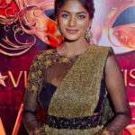 Vinusha Devi Instagram - A great evening ❤️ #8thvijaytelevisionawards Outfit : @studio149 Jewellery : @fineshinejewels #barathikannamma #kannamma #vinushadevi