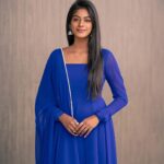 Vinusha Devi Instagram - 🦋🧿 Styled by @indu_ig Photography @haran_official_ Outfit @__tyorce__ #vinushadevi #blueoutfit #recent4recent #startmusicpremierleague