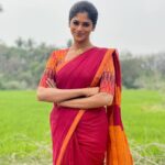 Vinusha Devi Instagram - Celebration started ❤️ Guess who captured these beautiful pictures for me 🤭 #vijaytelevisionawards #barathikannamma #promoshoot #vinushadevi #kannamma