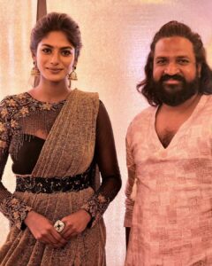 Vinusha Devi Instagram - A great evening ❤️ #8thvijaytelevisionawards 

Outfit : @studio149 
Jewellery : @fineshinejewels 

#barathikannamma #kannamma #vinushadevi