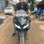 Vishnu Instagram - 🏍 🤩😎 . . . #vishnuvijay #actorlife #kollywood #passion #love #goals #racing #sporty #trending