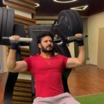 Vishnu Instagram - 🥂 . . . #vvians #vishnuvijay #love #goals #actorlife #fitness #stayfit 😎🤩