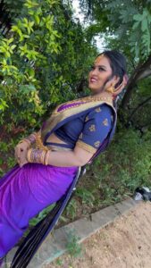 Vishnu Priya Instagram - Coming soon with new look...
MUA: @trichy_makeup_artist_rekhas 
PC: @prabhu.ganesh_pgp 
Costume: @lithas_rentals