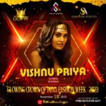 Vishnu Priya Instagram - *glowing crown of India fashion week 2023* Initiate by: @SAfashionevents Venue partner: Aeromba_fitness Supporting partner: @festevents Photographer partner: @suganaliex #pageant #models #fashion #makeup #fitness #designer Chennai, India