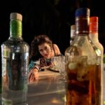 Yamini Singh Instagram - नशा शराब में होता तो, नाचती बोतल 🥂 I find you in every song I listen to. 🖤 Disclaimer: ye shooting ki pic hai aur budget itna ni hota ke asli sharaab rakha jaaye toh guys ye sharaab ki bottles mein soft drinks hai. 🐣 Mumbai, Maharashtra