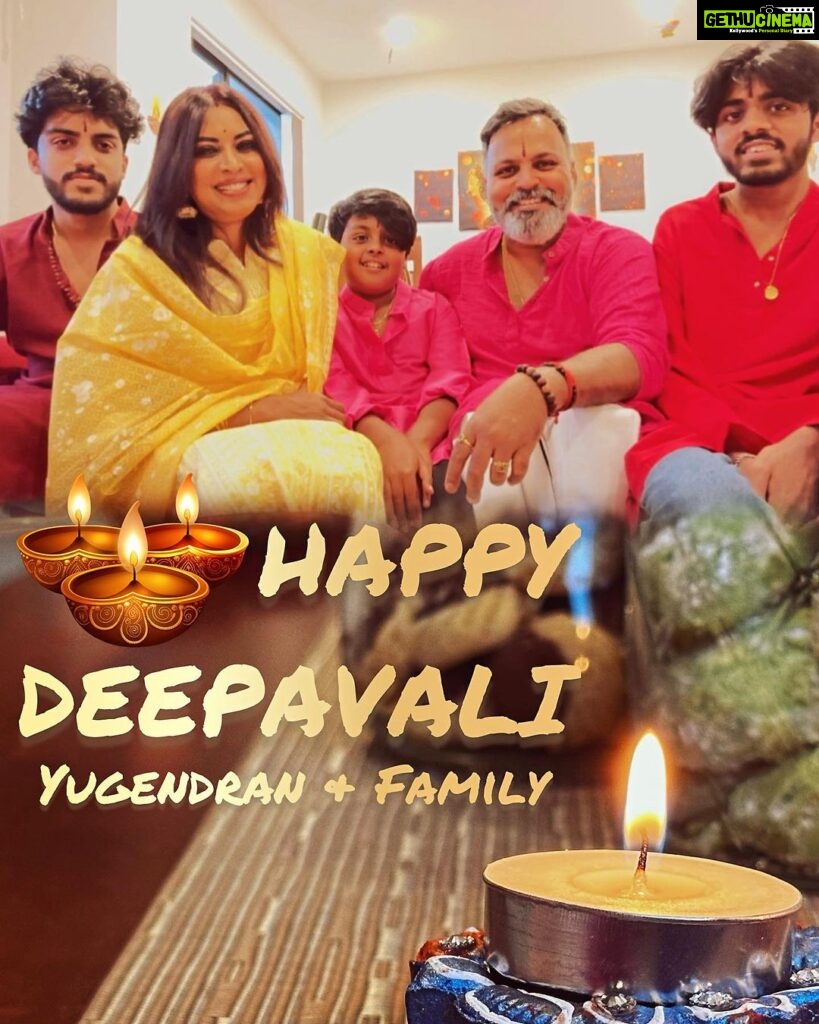 Yugendran Instagram - தீபாவளி நல்வாழ்த்துக்கள் | HAPPY DEEPVALI TO ALL!