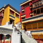Aakriti Rana Instagram - Thiksey Monastery is the largest monastery of Central Ladakh, the monastery is also famous for its 49 ft tall statue of Maitreya Buddha in the lotus position, covering two floors of the monastery. Isn’t it so beautiful? #DefenderJourneys @landrover_in @Cougar__Motorsport #CougarMotorsport #partnership #aakritirana #leh #ladakh #thikseymonastery #travelblogger #incredibleindia