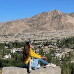 Aakriti Rana Instagram - Thiksey Monastery is the largest monastery of Central Ladakh, the monastery is also famous for its 49 ft tall statue of Maitreya Buddha in the lotus position, covering two floors of the monastery. Isn’t it so beautiful? #DefenderJourneys @landrover_in @Cougar__Motorsport #CougarMotorsport #partnership #aakritirana #leh #ladakh #thikseymonastery #travelblogger #incredibleindia