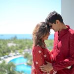 Aakriti Rana Instagram - Celebrated our First Karwa Chauth in Vietnam ❤️ He decided to keep the fast without even telling me. Most of the day went by before I realised that he’s not having anything 🥺 Prayed for each others long and happy lives together ❤️ Wearing @theloom.in #aakritirana #aakritiandrohan #karwachauth #aakritigetsanchored #firstkarwachauth #couplevideos #love #reelsinstagram #couplereels #vietnam