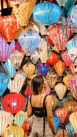 Aakriti Rana Instagram - Tag your partners! ❤️

Say hi to the city of lanterns. It’s one of the most romantic cities you can visit with your partner. The view of the city at night with all the lanterns is absolutely unforgettable ❤️

#aakritirana #hoian #vietnam #aakritiandrohan #karwachauth #cityoflanterns #romantic #travelblogger #couplereels #indiantravelblogger #reelsinstagram #love #lanterns #couplevideos
