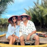 Aakriti Rana Instagram - Bas ulti karna bacha tha woh bhi hone waali thi 🤣 Would you do this ? 🤣🤣 #aakritirana #hoian #vietnam #coconutboat #hoiancoconutboat #travelblogger #funnyvideos #reelsinstagram #indiantravelblogger Hội An