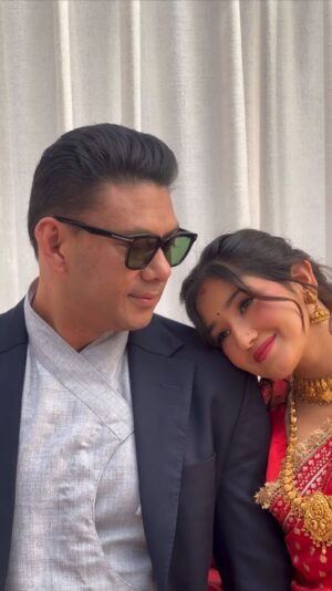Aanchal Sharma Instagram - जीवन भरि नतोडिने अजम्बरी नाता हो यो……..बाचा भयो✨❣️