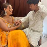 Aashika Bhatia Instagram - Rakshbandhan 2023♥️ @dev4pf