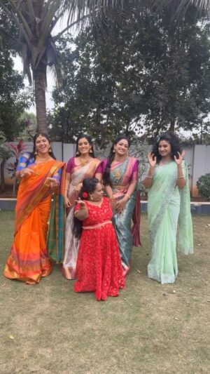 Aashika Padukone Instagram - My favourite Wow Team Trinayani 🥰♥️
#trinayani #wow #sobeautiful
