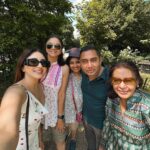 Aashna Shroff Instagram – happiest here 🍓🦢☀️ Hyde Park