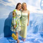 Aashna Shroff Instagram - On cloud nine with @toryburch herself, for a very special dinner on our first night in Singapore!☁️ Can’t wait to finally show you the rest of our experience, but before that, can we please have a moment for the Tory Burch SS23 look I’m wearing and the stunning #ToryBurchHome dinner setup, because I pretty much spent the entire evening in awe💙 #collab @reliancebrandsltd Singapore, Singapore