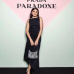 Aashna Shroff Instagram – Embracing our paradoxes w @pradabeauty #PradaParadoxe 🖤

#PradaBeauty #collab