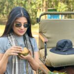Aathmika Instagram - Searching for tiger ended up having snacks in middle of the jungle for most of my safari’s but god has been kind to let me spot 3 tigers on my last day of safari 🐅 The thrill is to watch tiger in its natural habitant but the sheer high is to have few seconds of eye contact, phew literally dead moment.. 🐯 #Junglelife Bandhavgarh National Park