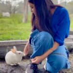 Aathmika Instagram - Embracing the simplicity of farm life – where every moment is a breath of fresh air and every view paints a picture of serenity 🌾 🦆🐇 🍓 🫖 ☕️ #FarmLife #simplejoys