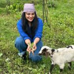 Aathmika Instagram – Embracing the simplicity of farm life – where every moment is a breath of fresh air and every view paints a picture of serenity 🌾 🦆🐇 🍓 🫖 ☕️ 

 #FarmLife #simplejoys