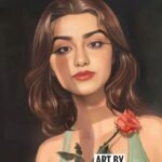 Adah Sharma Instagram - Art of @adah_ki_adah mam #adhasharma #miss_rathod #artbybhargavi #bhargavians #loveyou #instagram #animation #dance #trending #reels #reelitfeelit❤️❤️ #thekeralastory #adahsharma #mostfamouspaintings #adhakiadah #artforadha