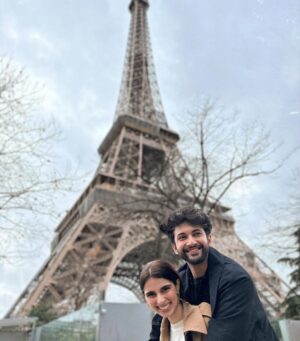 Aisha Ahmed Instagram - .
Eiffel Tower will always be remembered w Natalie Portman 🤭