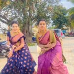 Aishwarya Pisse Instagram - #instatrending #rakammaremix #shootgap #festiveday #shootingfun #sundariserial #udayaserial #udayachannel @bhavyapoojary_official