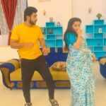 Aishwarya Pisse Instagram - When u get couple of minutes break between shoot @its_me_raki_official #icantwaitbaby #mukkupudaka #zeeteluguserials