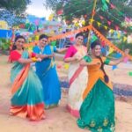 Aishwarya Pisse Instagram - One with my #sundariserial team #bulletsongtelugu #telugusongs #superfundancing #withcoartists @bhavyapoojary_official @spandanprasad @jadhavjijaa