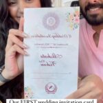 Akshata Sonawane Instagram - Our first wedding invitation card! And I had to record our reaction. It’s just so so precious 🧿❤️ We went to Siddhivinayak Temple, kept our first invite for the God so that he blesses us for everything that is to come 🙏🏻 Siddhivinayak Temple, Mumbai