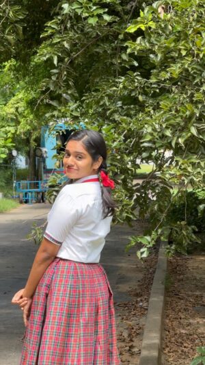 Akshatha Ajit Instagram - Unna patha!!!♥️
#kanakanumkalangal #withlovestella 
V.C @hair.man._ 🥹♥️♥️
Cuties @abeneya_official ❤️@preethii.b.krishnan ❤️