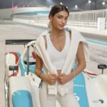 Alanna Panday Instagram - *Gives the clumsiest girl in the room a sports car to drive* 🏎️ 🏁 @yasisland @ymcofficial Yas Marina Circuit
