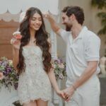 Alanna Panday Instagram - Bridal Brunch (But we decided to include the boys) 🤍 📷 @thehouseontheclouds HMU: @dollyouup_bys Outfit: @kimkassascouture