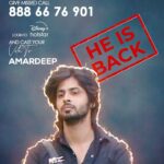 Amardeep Chowdary Instagram - He’s emerging and back in the game.. Please vote and support 🙏❤️@amardeep_chowdary How to vote ? * Login to Disney plus hotstar * Search Biggboss Telugu 7 * Tap on vote * Cast 1 vote to Amardeep * Give 1 missed call to 8886676901 #voteforamardeep #supportamardeep #amardeep #biggboss7telugu #starmaa
