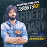 Amardeep Chowdary Instagram - Please Vote & Support @amardeep_chowdary How to vote ? * Login to Disney plus hotstar * Search Biggboss Telugu 7 * Tap on vote * Cast 1 vote to Amardeep * Give 1 missed call to 8886676901 #voteforamardeep #supportamardeep #amardeep #biggboss7telugu #starmaa