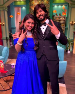 Amardeep Chowdary Instagram - Mass Raja 💣@amardeep_chowdary ❤️❤️
The Runner of BIGGBOSS Season 7 💣

Outfit : @pari.designers_ 👗

#biggboss7 #biggboss7buzz #biggboss7buzzz #telugubiggboss #biggbosstelugu #biggbosstelugu7 #biggboss7telugu #geeturoyal #exitinterview #biggbosstelugubuzz