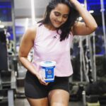 Amika Shail Instagram - Presenting the delicious penut butter from @myfitness ❤️🔥 . . #AmikaShail #penutbutter #myfitness #gymgirl
